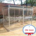 Parc de barrière en métal pour animaux de compagnie, cage de chenil de chien de 6ft, maison mobile de chien de fournisseur de la Chine